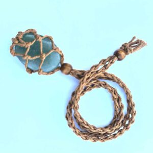 Ketting edelsteenhouder Cognac